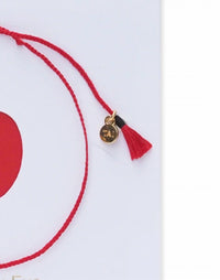 TAI Women's Apple Of My Eye Bracelet in gold red - women's jewelry - alternate view