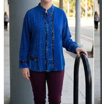 Iguana - Batik Boxy Jacket Top