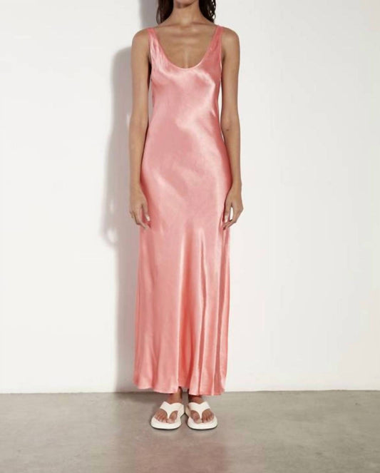 Enza Costa - Satin Tank Dress With Slit