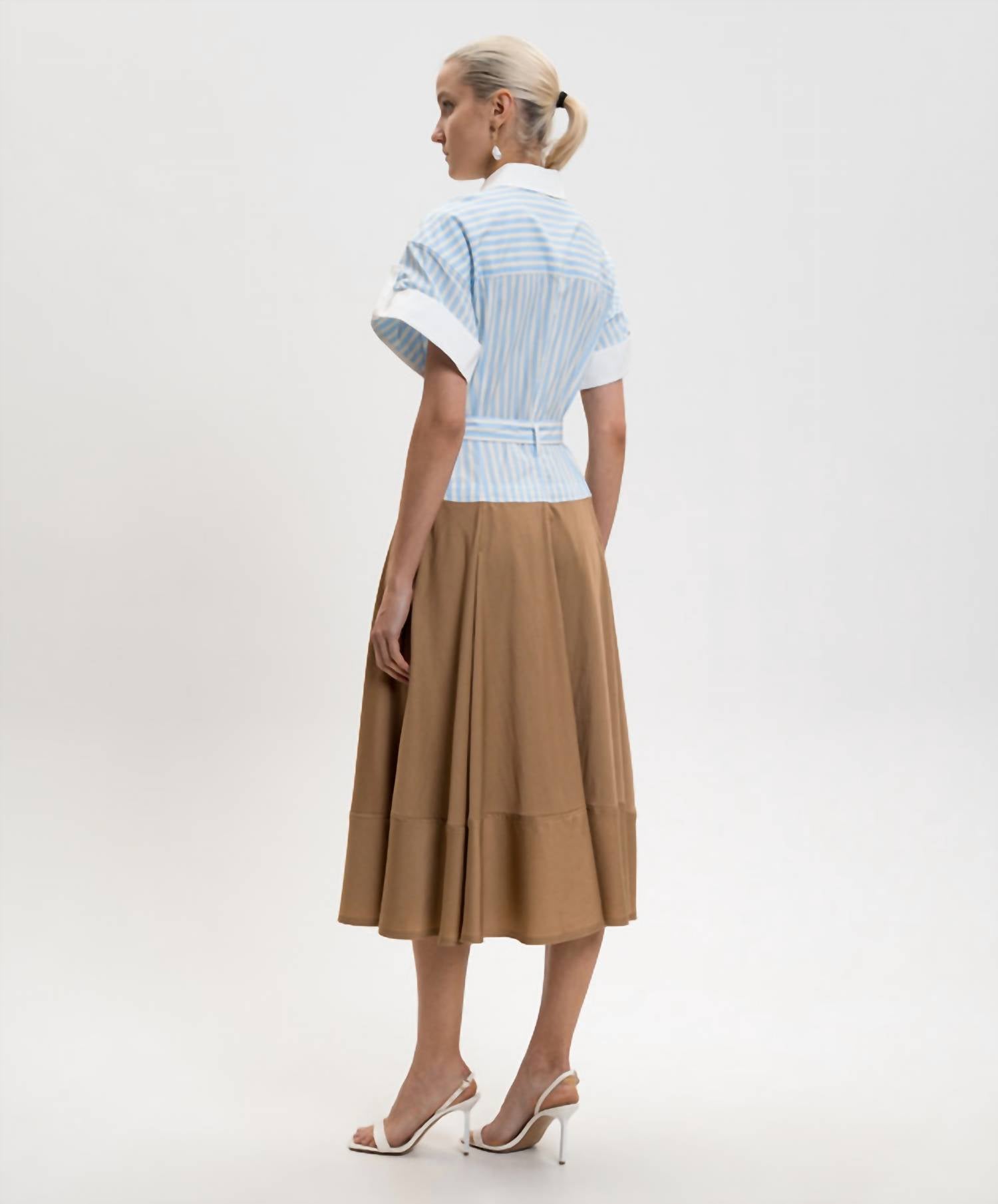 Simkhai - Mylo Midi Combo Shirt Dress