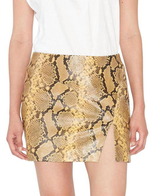 Isabel Marant - BLAIR SNAKE SKIN PRINT SKIRT