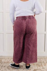 Zenana - Wide Leg Cropped Palazzo Pants