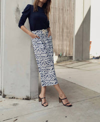 Modivea - Drawstring Midi Skirt
