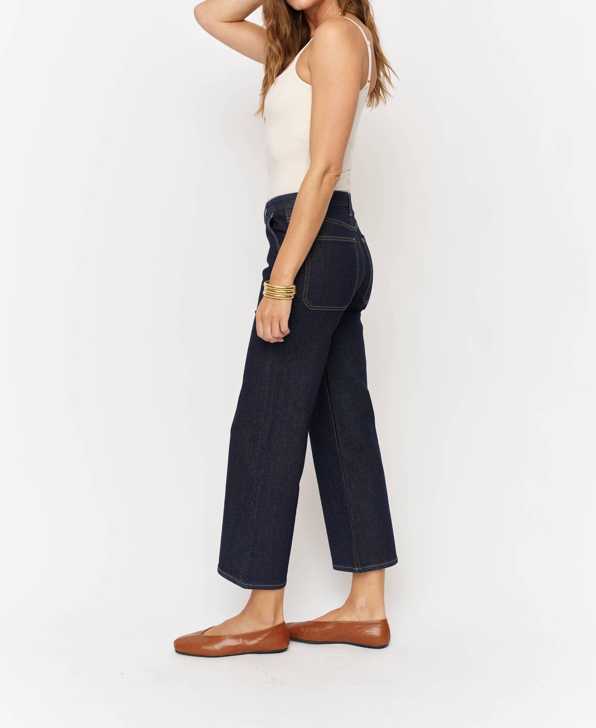 Oliver Logan - Aberdeen Carpenter High Rise Wide Leg Jeans