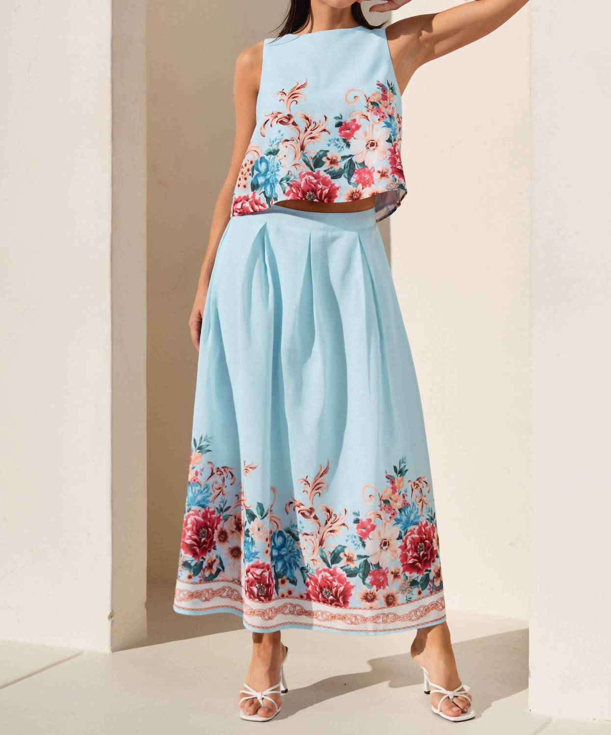 Able - Floral Fields Skirt Set