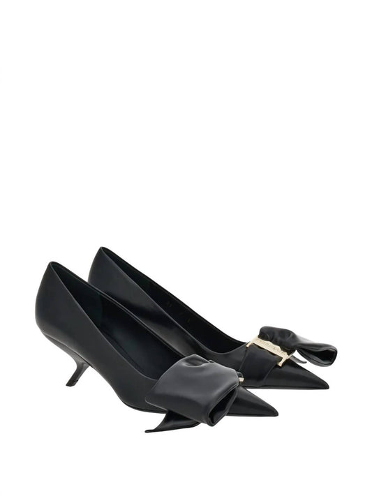 Salvatore Ferragamo - Women's Oversized-bow Leather Pumps