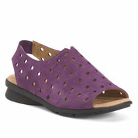 Comfortiva Women's Petal Sandal - Medium in purple - women's sandal