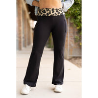 Julia Rose - Kristen Fold Over Bootcut Leggings