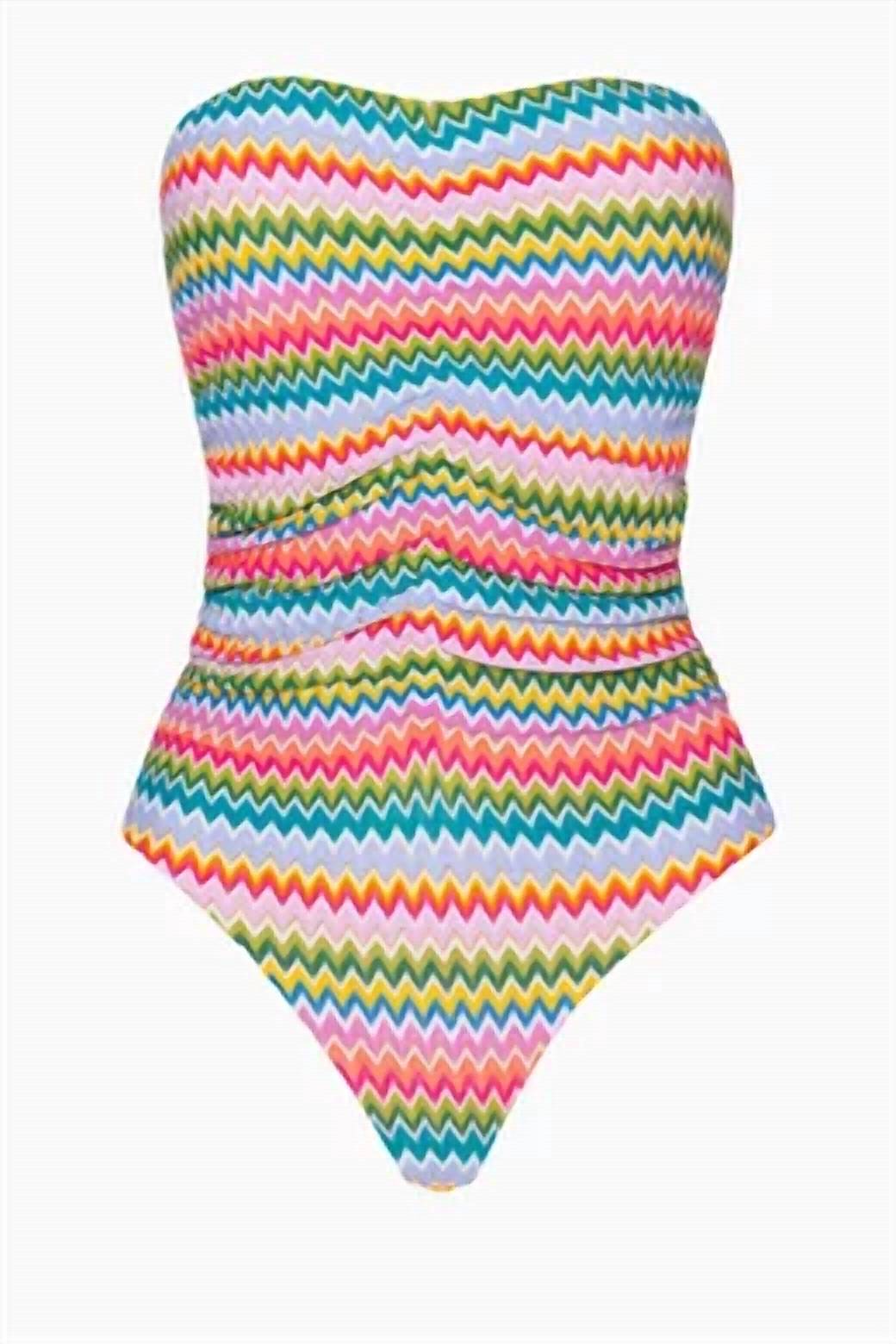 Pq Swim - Ruched One Piece Swimsuit