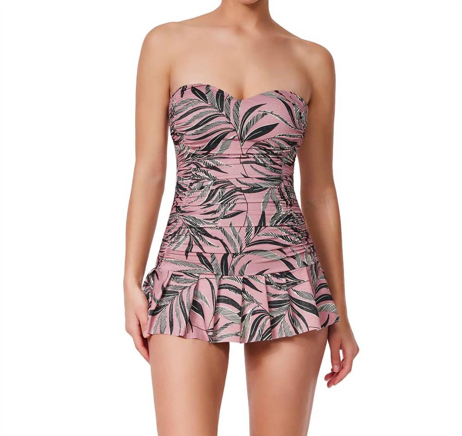 Profile By Gottex - Women's La Palm Bandeau Swimdress