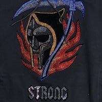Roku Studio - Men's Rhinestone Strong Reaper Hoodie