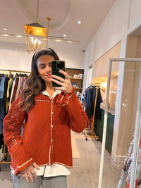 Savia - Cute Bell Sleeve Cardigan