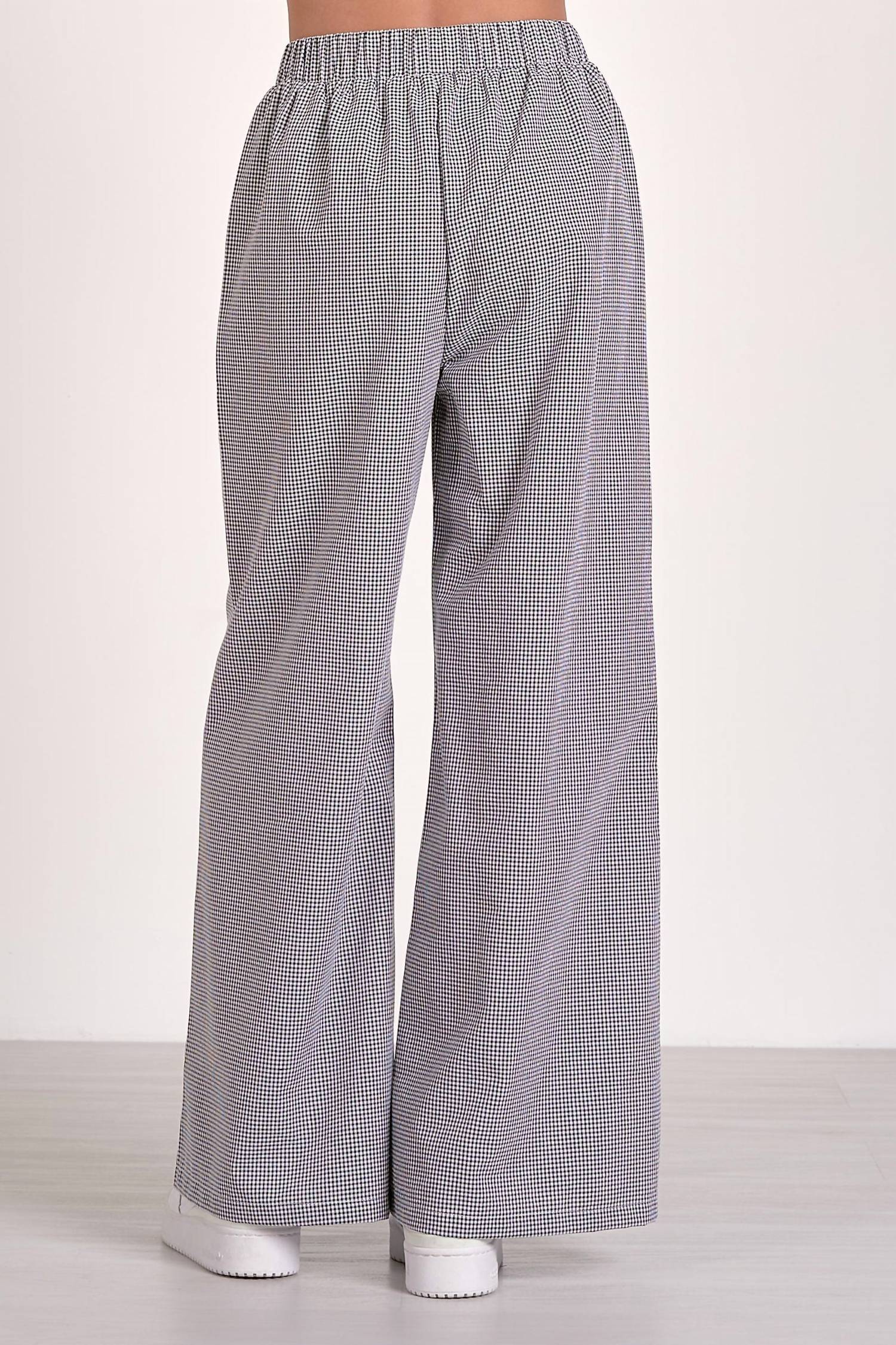 Elan - Gingham Wide Leg Pants