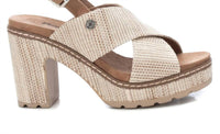 Xti - WOMEN'S HEELED PLATFORM SANDALS