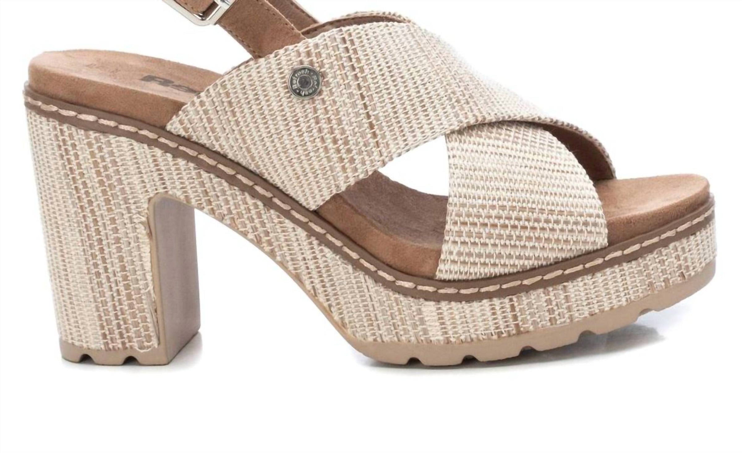 Xti - WOMEN'S HEELED PLATFORM SANDALS