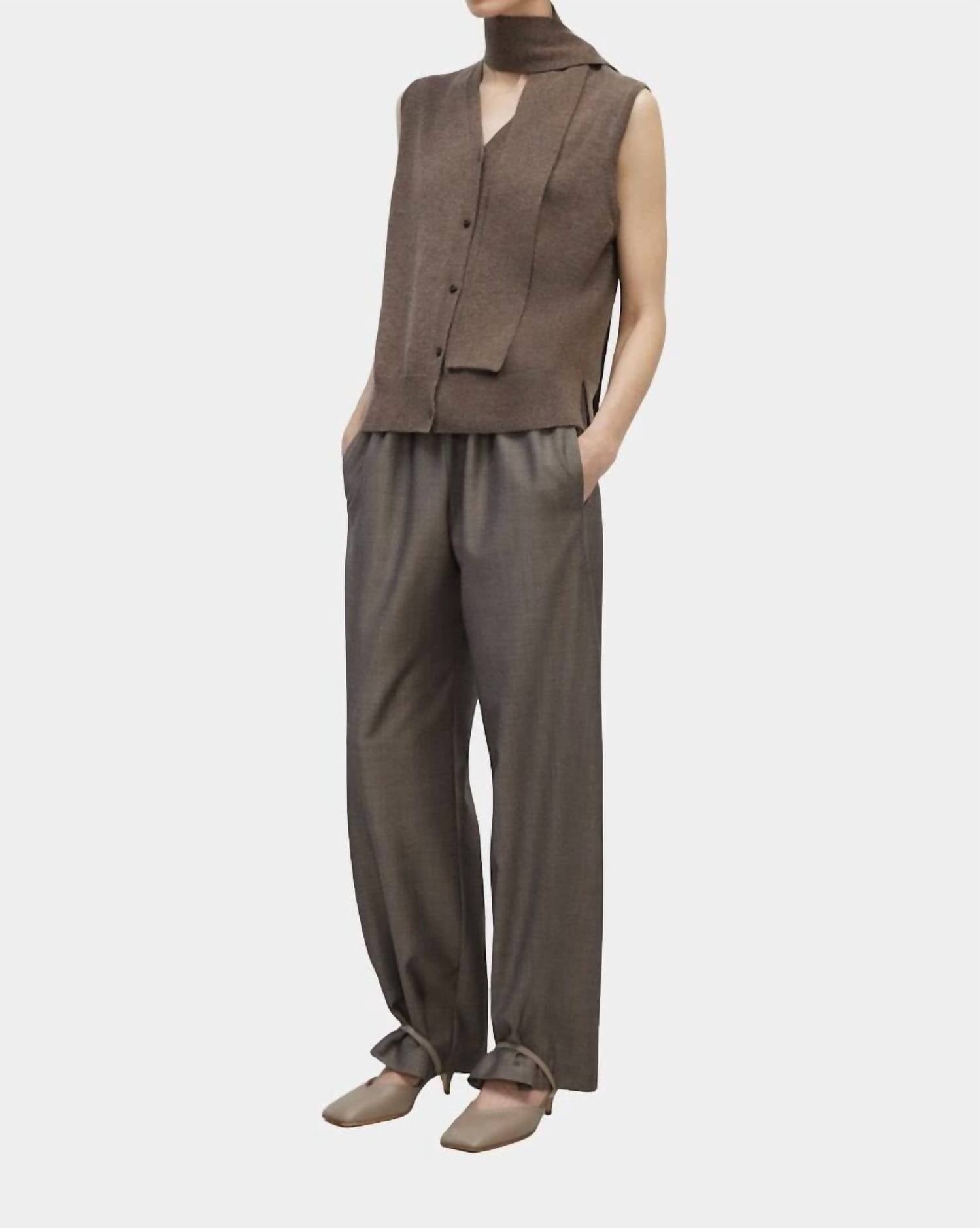 Cordera - Merino Wool Lace Waistcoat Vest