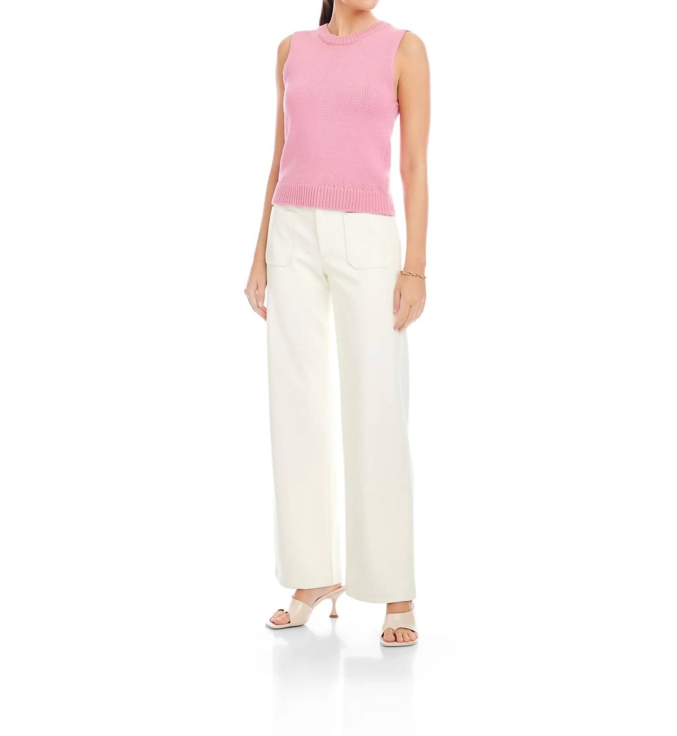 Fifteen Twenty - Kimmy Keyhole Sweater Tank Top