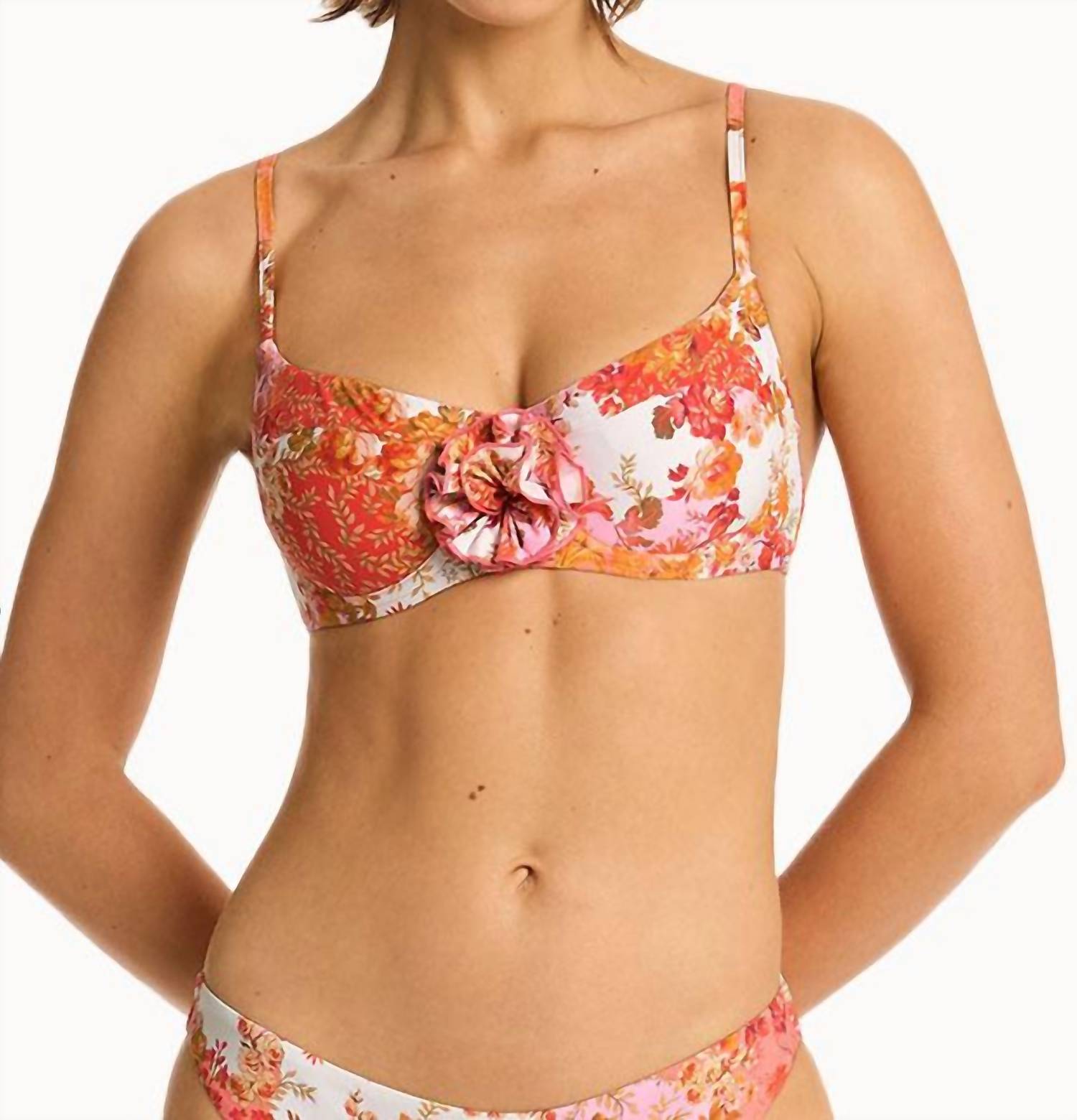Sea Level Australia - Women's Daisy Field Balconette Bikini Top