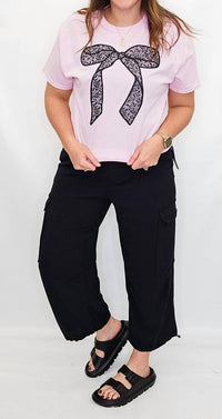 Tribal - Flowy Cargo Pants With Cord