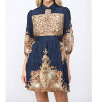 Fate by LFD Sapphire Sky Mini Dress in navy - women's dress