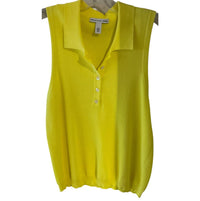 Autumn Cashmere - Women's Sleeveless Collar Neckline Tank