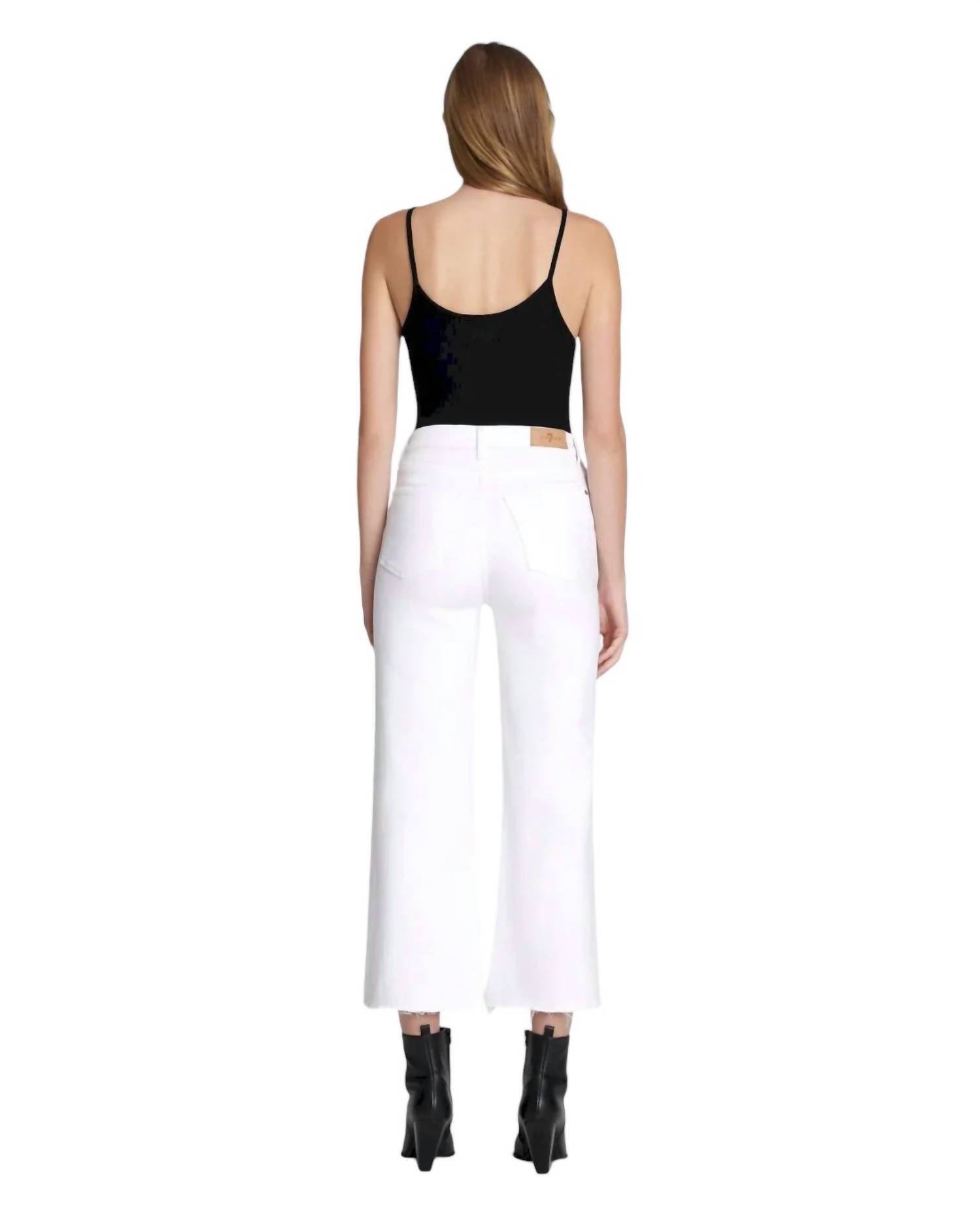 7 For All Mankind - Luxe Vintage Ultra High Rise Cropped Jo Jeans