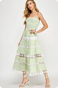 Strut & Bolt - Lena Eyelet Midi Dress