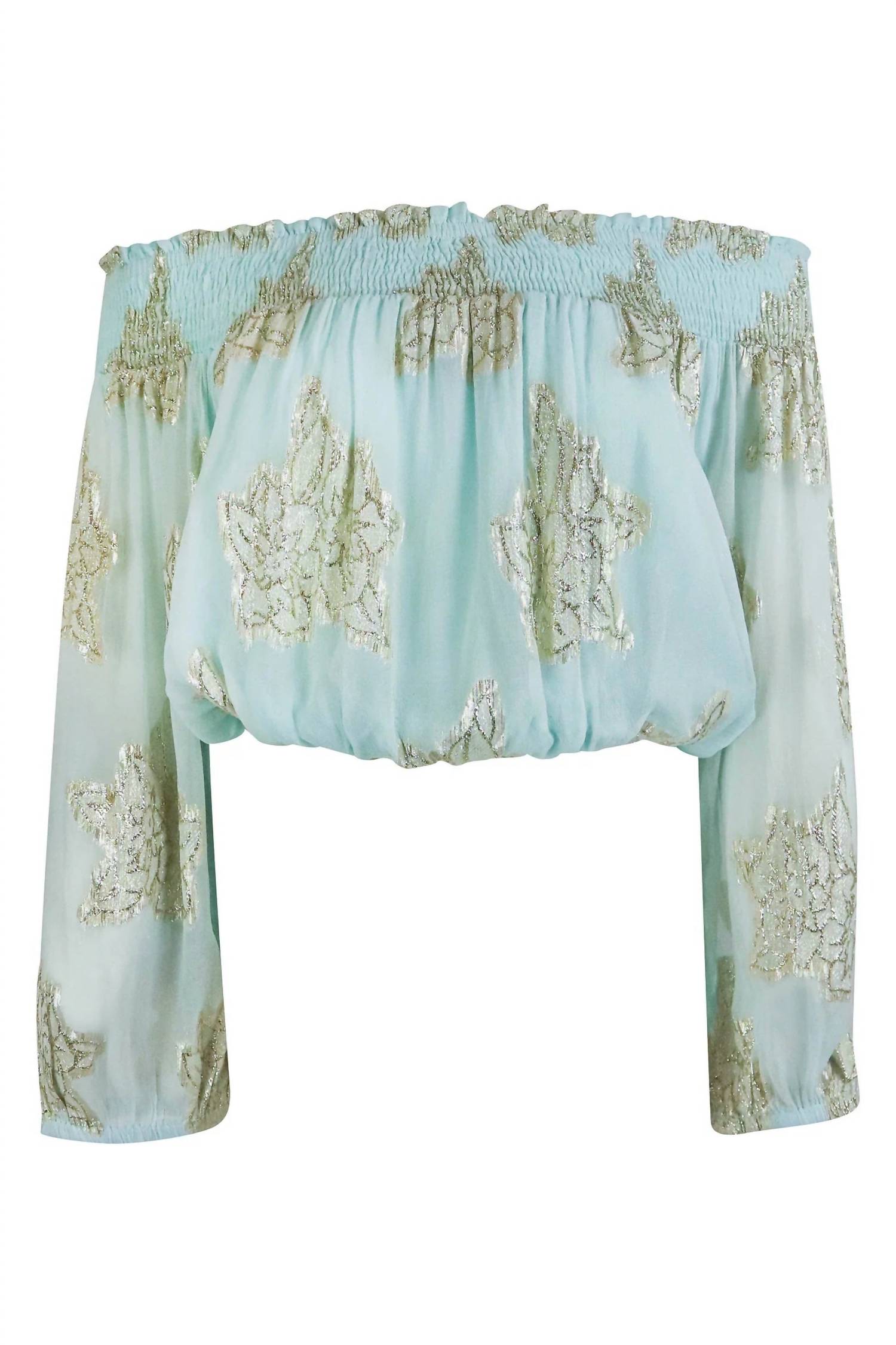 Ibz Mode - Women's Glimmer Off Shoulder Top