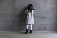 Omamimini - Terry Dress With Ruffled Yolk