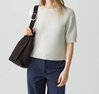 Theory - Cropped Cashmere Tee