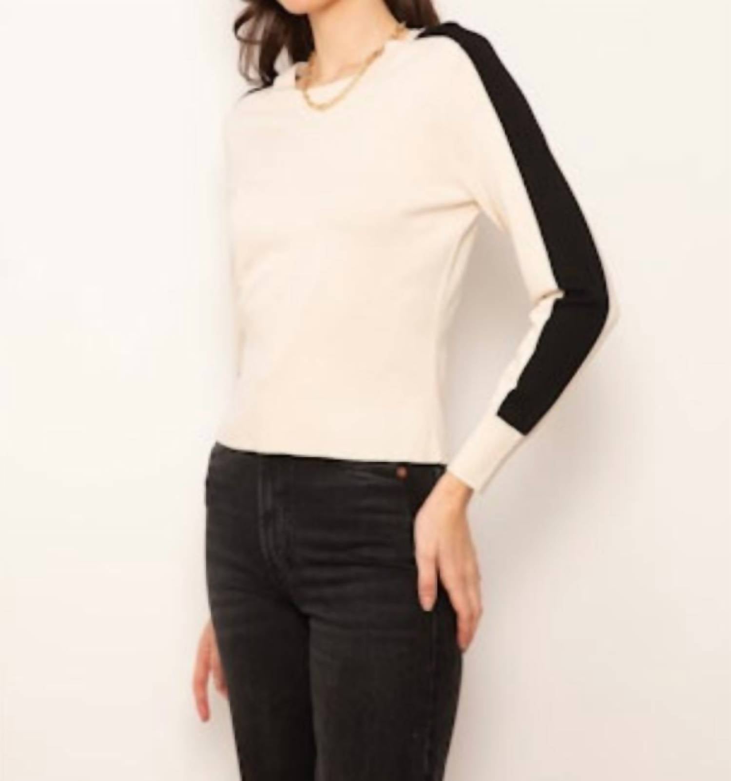 Central Park West - Avalon Varsity Crew Sweater