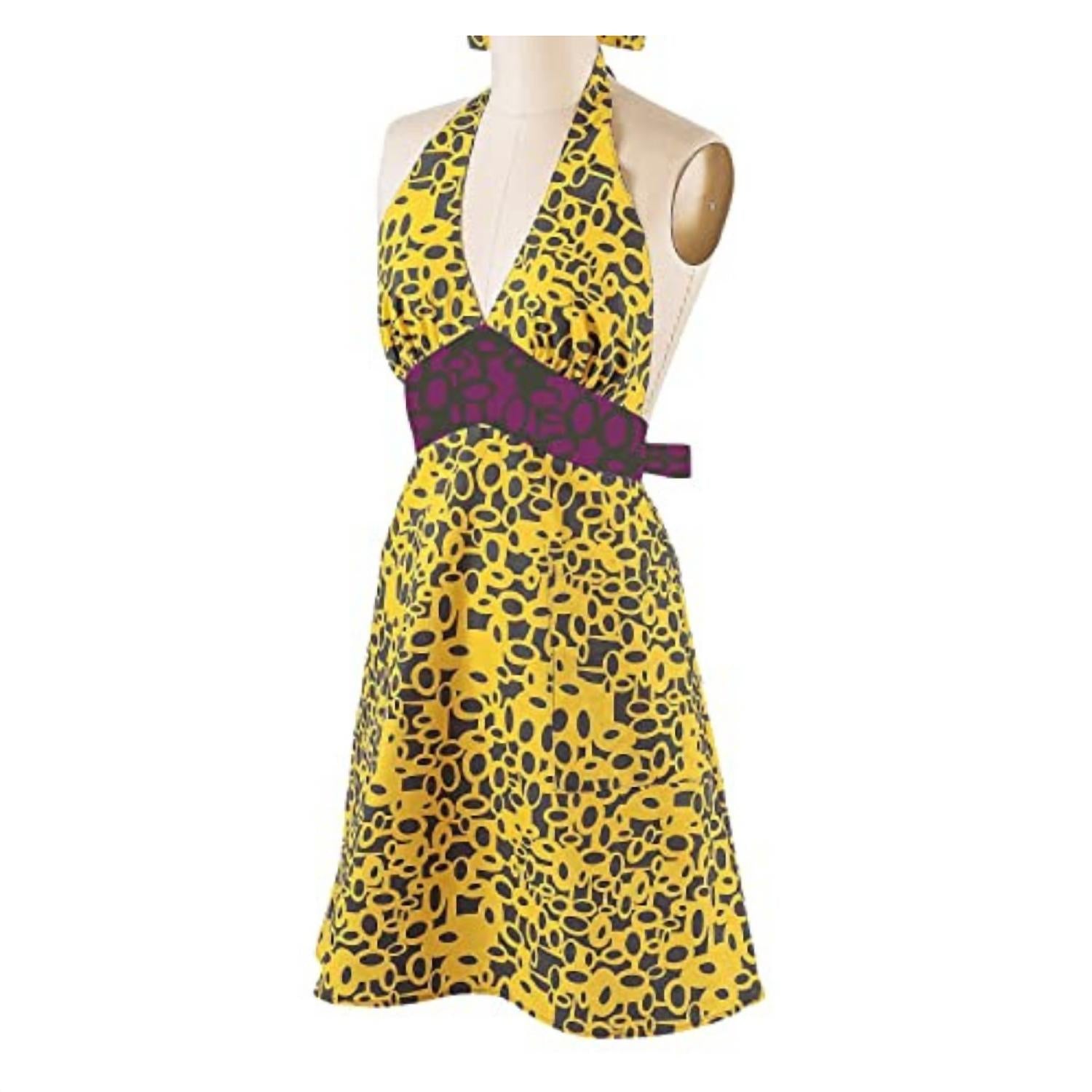 Kitsch'N Glam - Honeycomb Halter Apron
