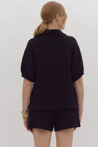 Entro - Quilted Pullover Top
