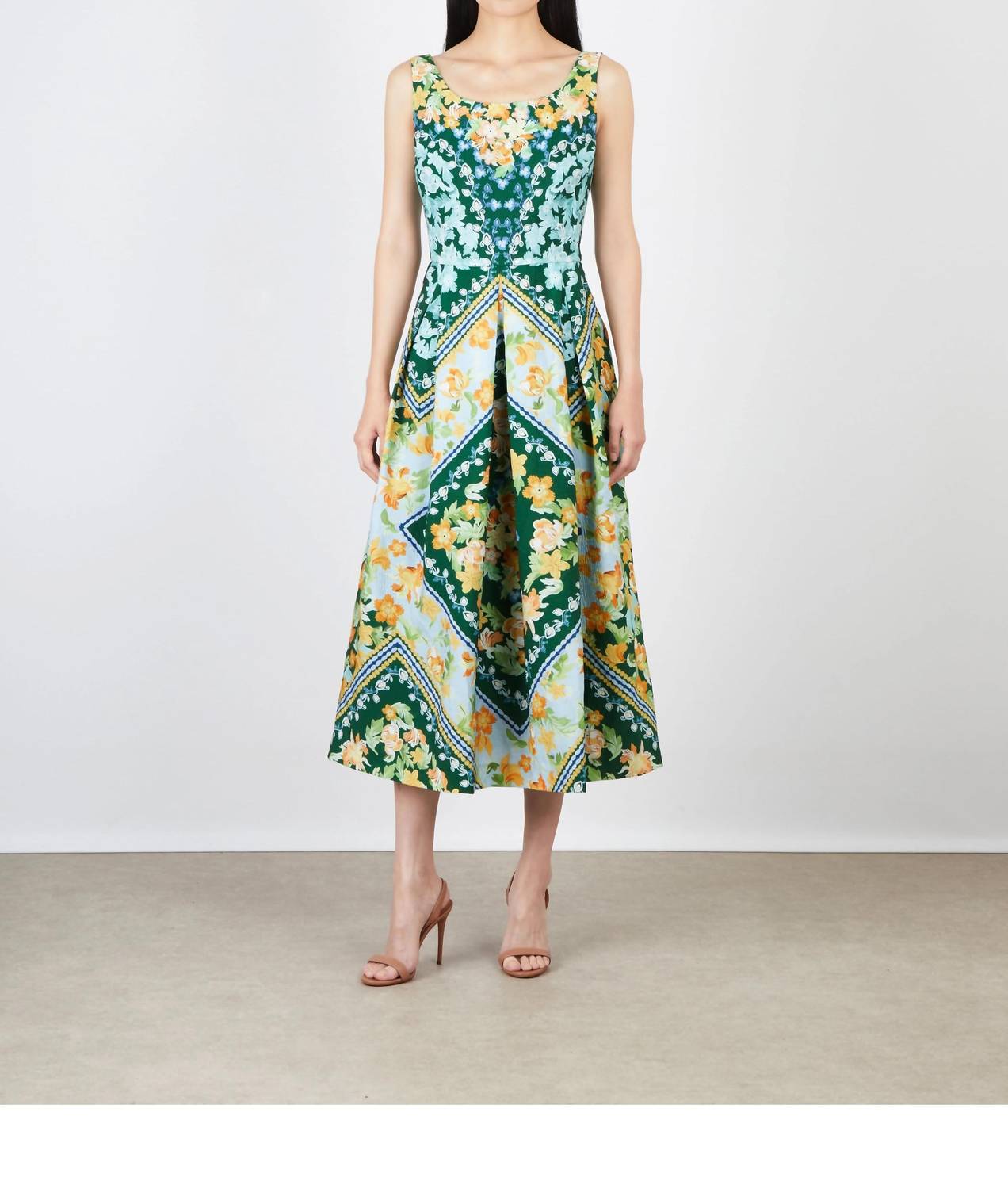 Saloni - Martine Textured Cloque Dress