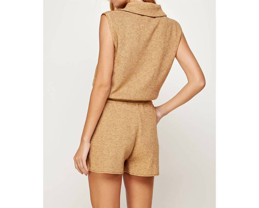 Strut & Bolt - Shoreline Half Zip Knit Romper