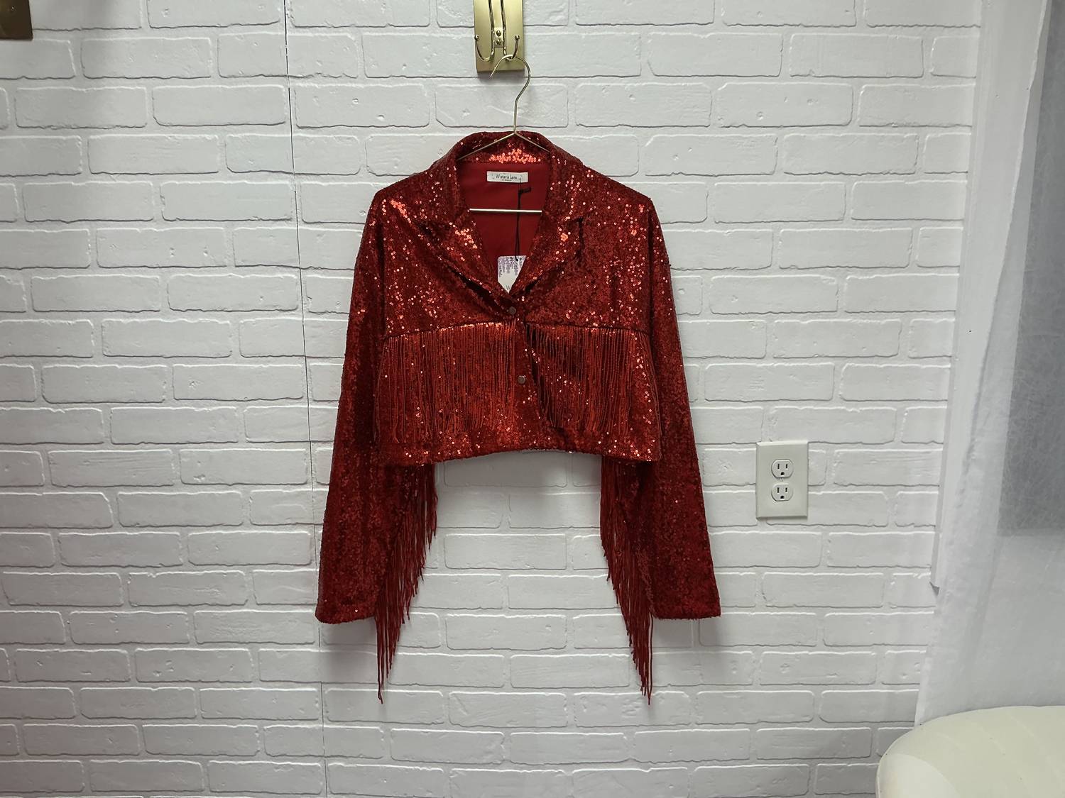 Wisteria Lane - Women's Cropped Sequin Jacket