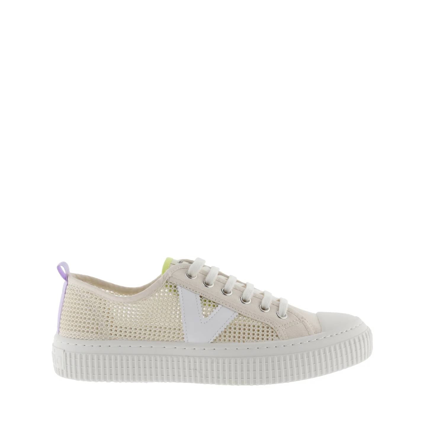 Victoria Shoes Women's Crudo Mesh Sneaker in beige - women's sneaker