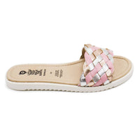 Oldsoles - Girl's Monarco Leather Slides