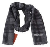 Missoni - Men's Wool Scarf With Logo Embroidery
