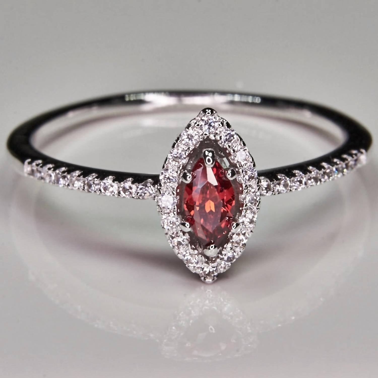 Faire - RUBY MARQUISE & CZ RING
