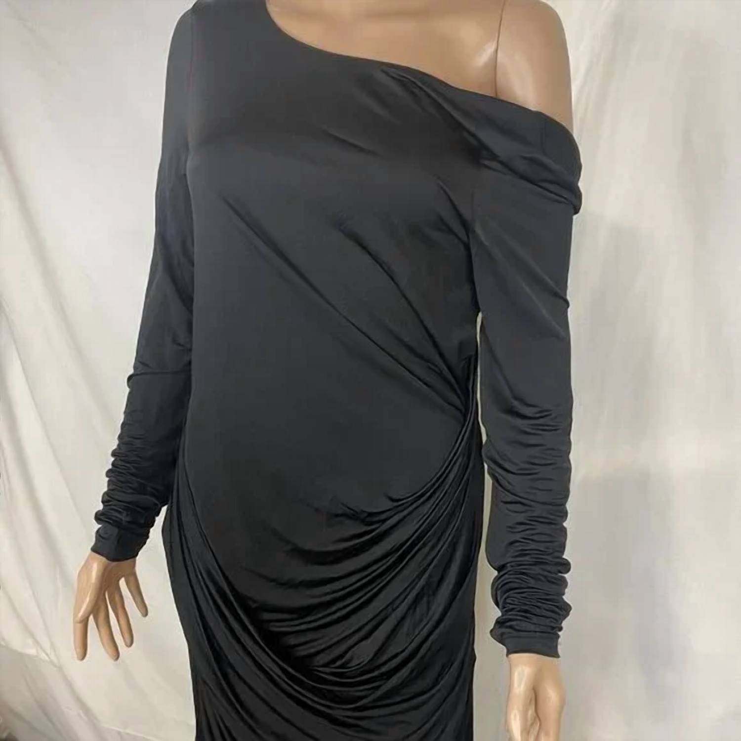Acne Studios - Women's Drapy One Shoulder Mini Dress