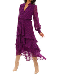 ALLISON NEW YORK Ella Midi Skirt in sangria - women's skirt