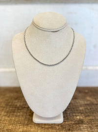 Enewton - Faceted Hematite 2mm Bead Choker