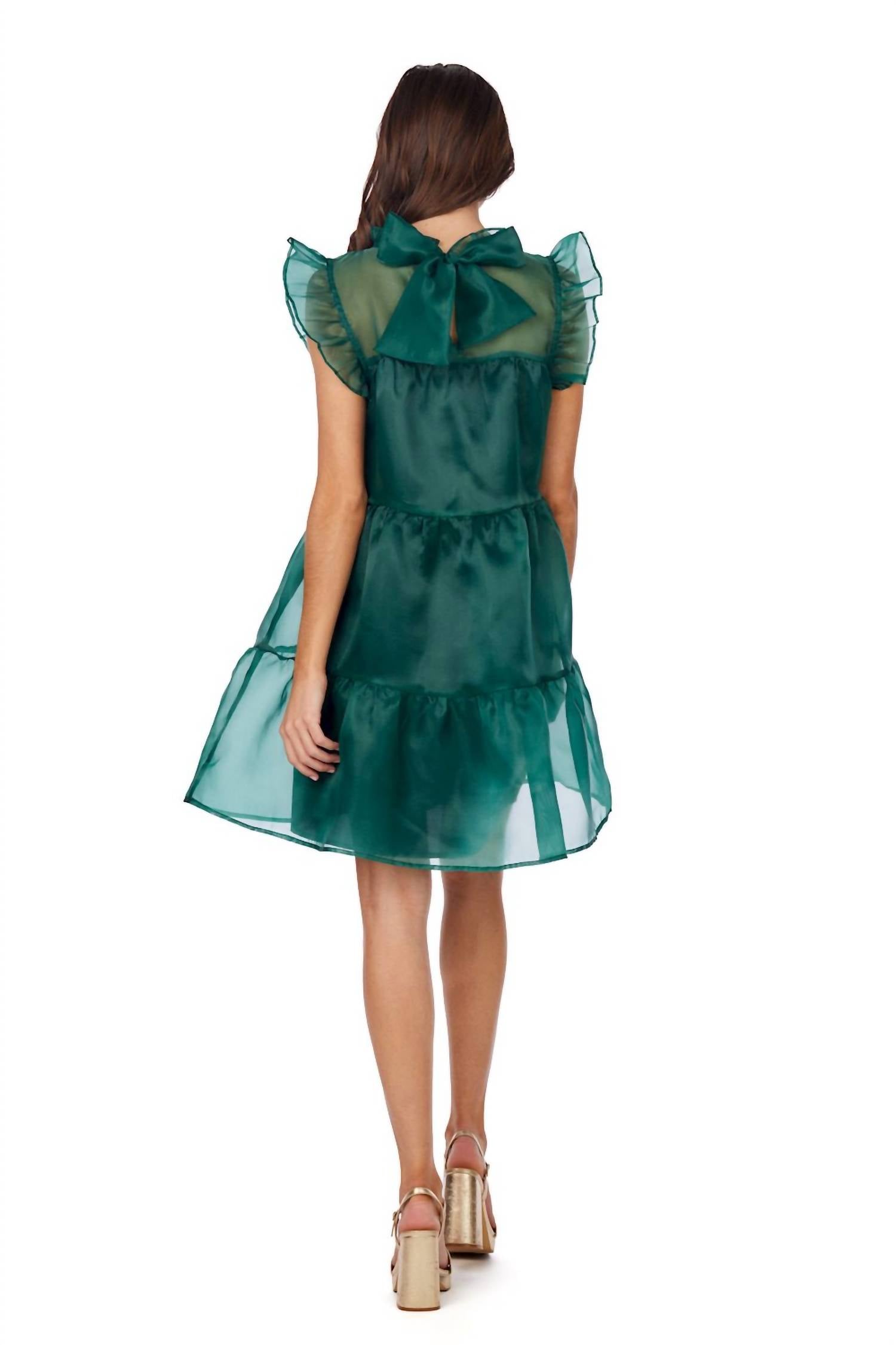 Mudpie - Jane Holiday Baby Doll Mini Dress