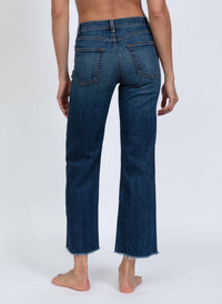 Askk Ny - Vintage-inspired Crop Wide Leg Jeans
