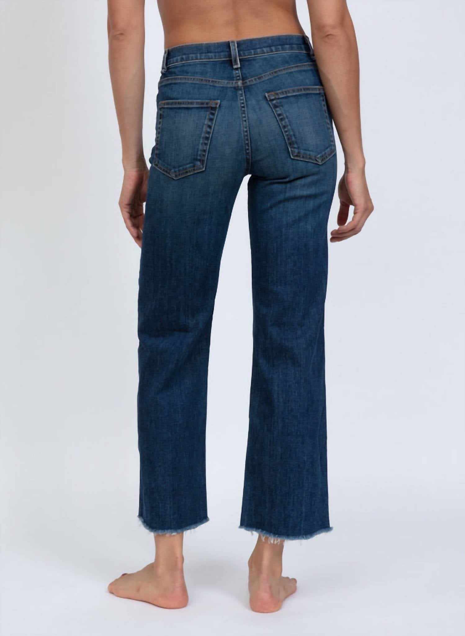 Askk Ny - Vintage-inspired Crop Wide Leg Jeans