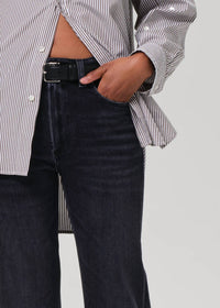 Citizens of Humanity Palma Straight Raw Hem Jean in medallion - women's jeans - detail view