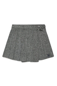 Max&Co. - Girl's Gonna Short Tweed Wrap Skirt