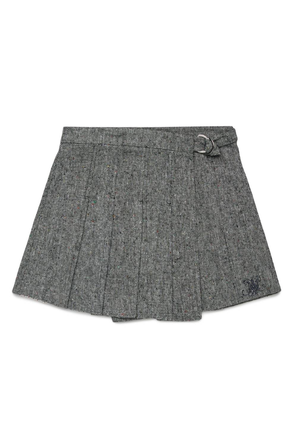 Max&Co. - Girl's Gonna Short Tweed Wrap Skirt