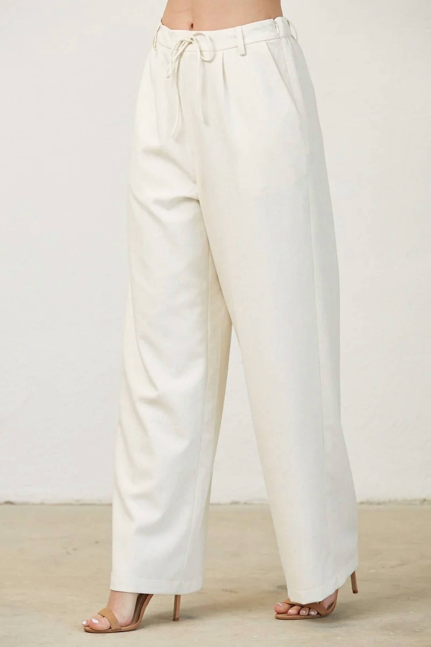 Edit By Nine - Woven Drawstring Pants